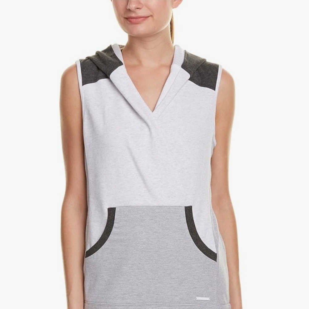 Blanc Noir Women's Gray Hoodie Dress (Medium) NWT!